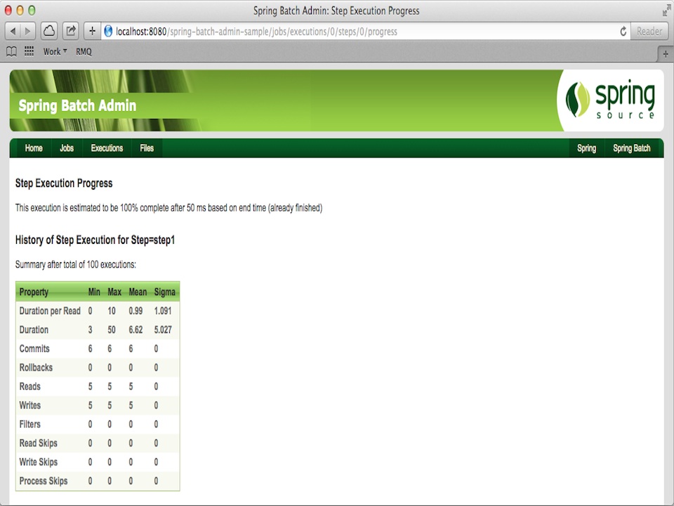 Step Execution (Top) View