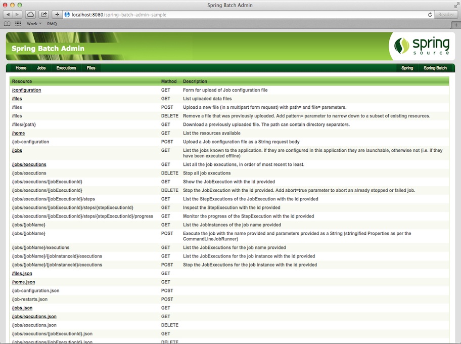 Home page screenshot